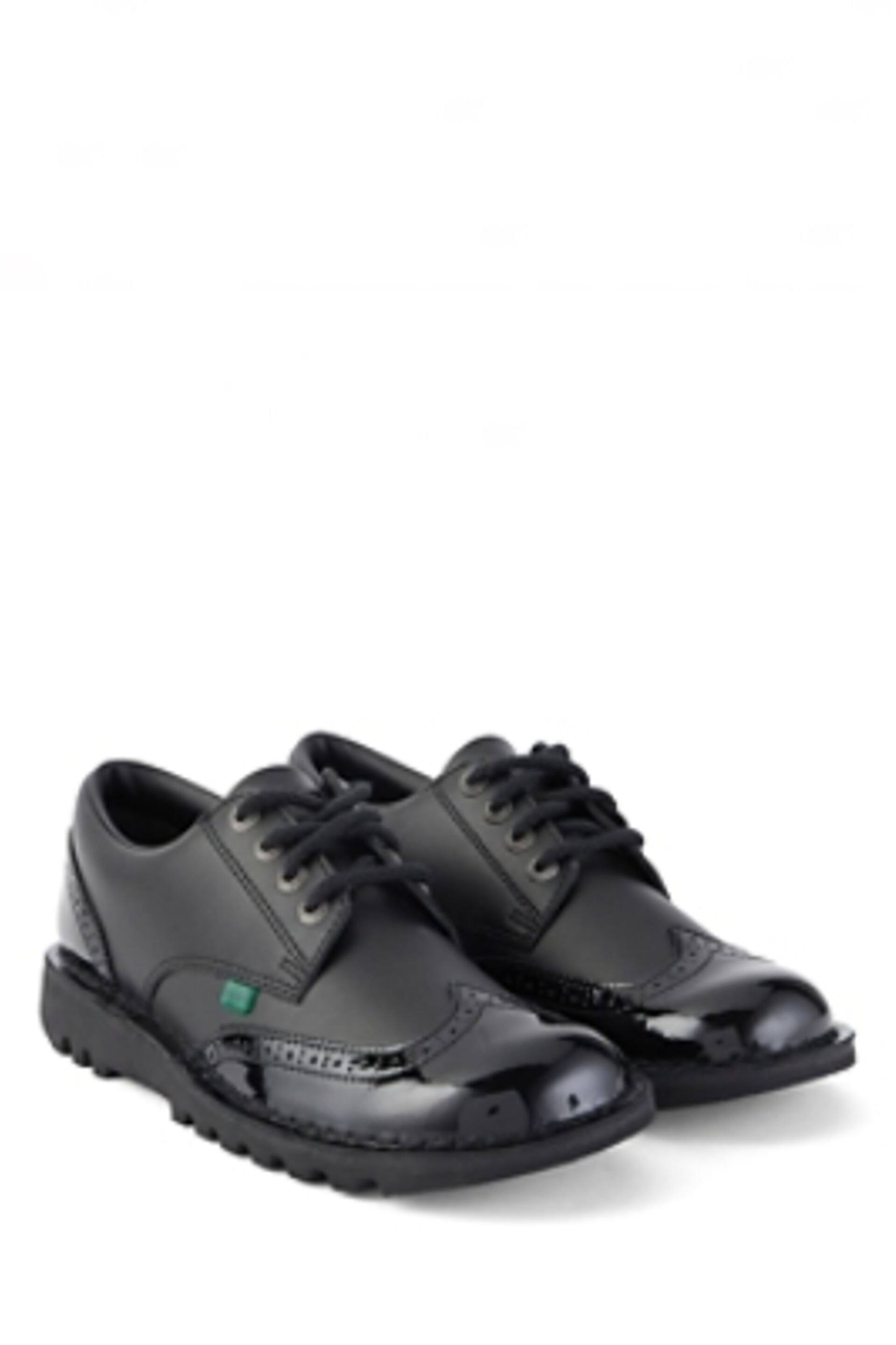 Kickers Black Kick Lo Classic Brogues - Image 1 of 10