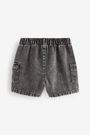 Grey Cargo Pull-On Denim Shorts (3mths-7yrs) - Image 5 of 6