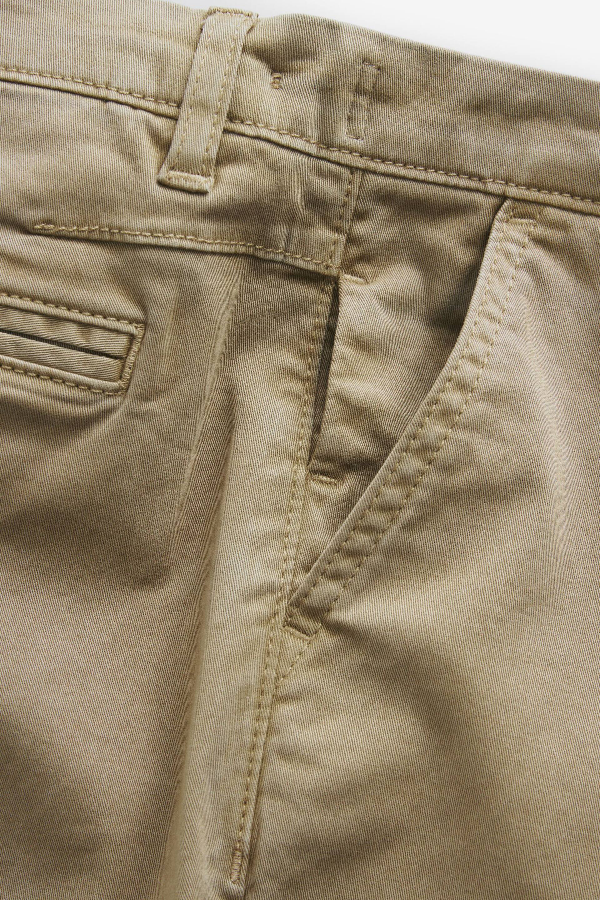 Tan Brown Loose Fit Chino Trousers (3-16yrs) - Image 3 of 3