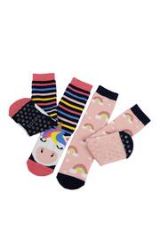 Totes Pink Toasties Childrens Original 2 Pack Socks - Image 2 of 4