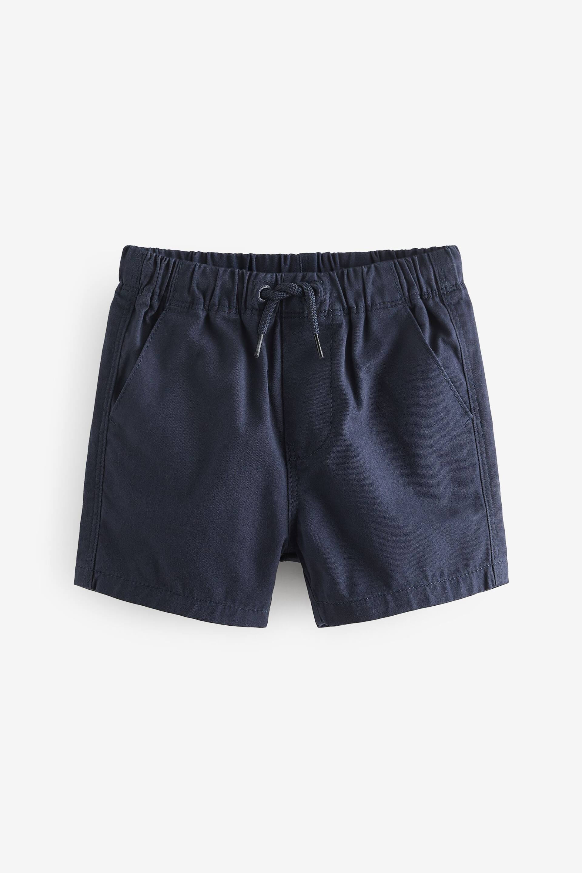 Navy Blue Pull-On Shorts (3mths-7yrs) - Image 4 of 6
