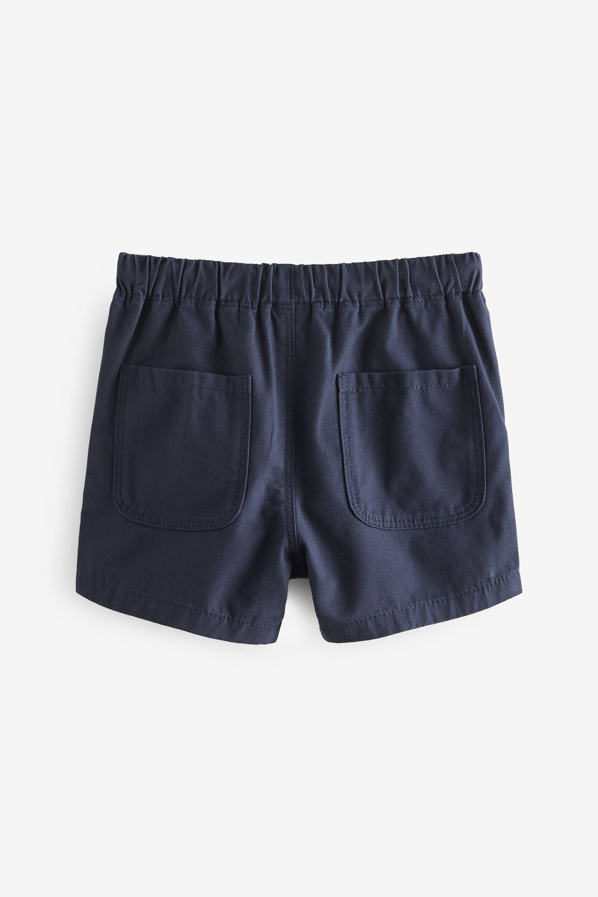 Navy Blue Pull-On Shorts (3mths-7yrs) - Image 5 of 6