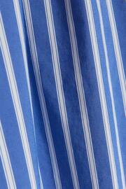 River Island Blue Stripe Poplin Pull On Trousers - Image 4 of 4