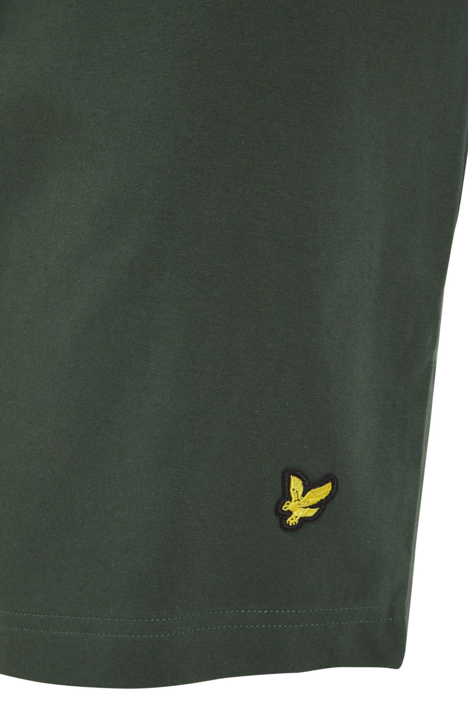 Lyle and Scott Green Charlie T-Shirt and Short Set - Image 5 of 6