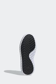 adidas Black Grand Court Platform Suede Shoes - Image 6 of 10