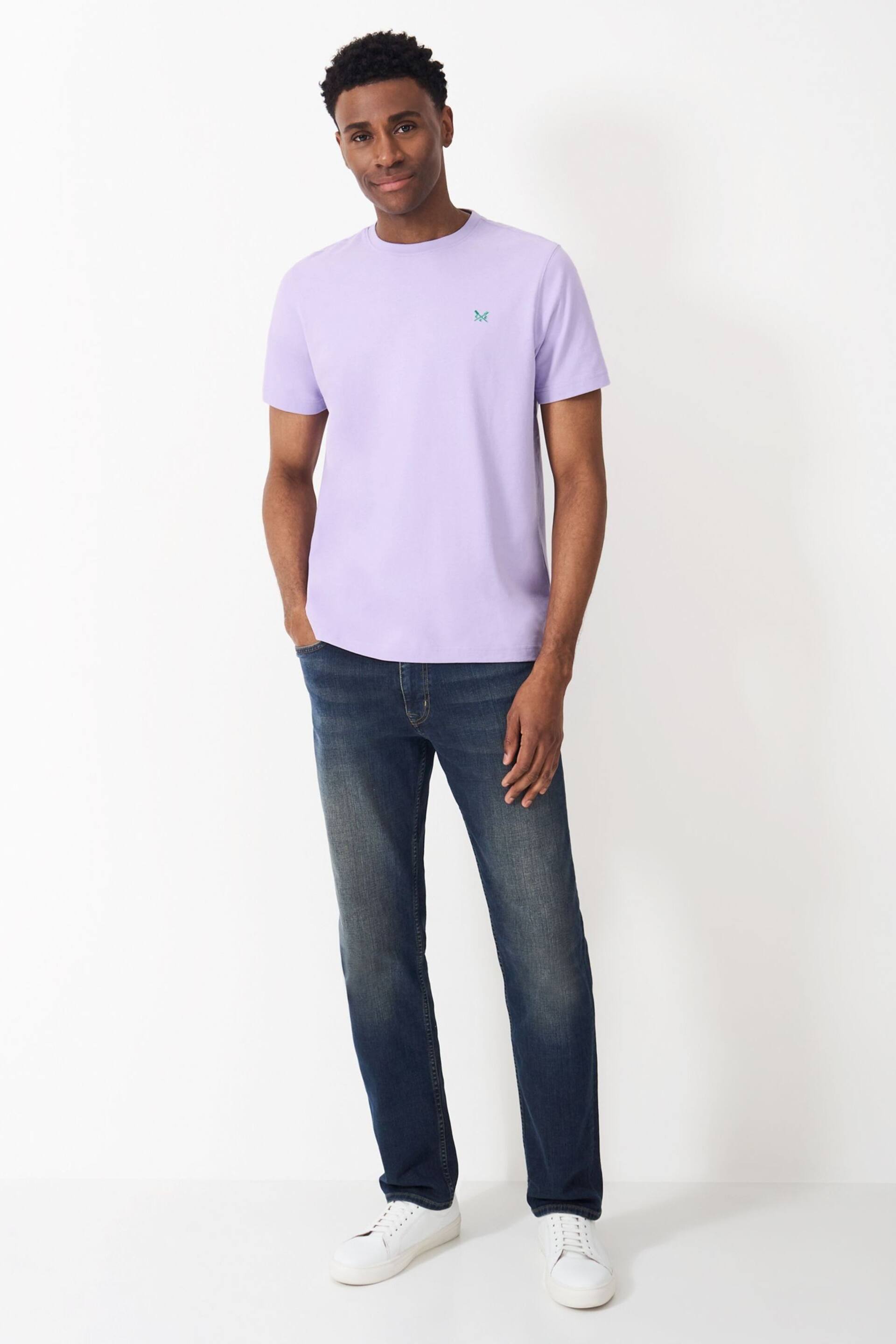 Crew Clothing Plain Cotton Classic T-Shirt - Image 1 of 5