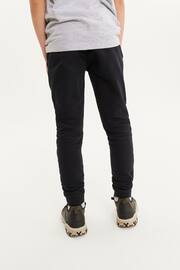 Black Skinny Fit Cuffed Joggers (3-16yrs) - Image 3 of 7