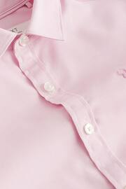 Pink Short Sleeve Cotton Rich Oxford Shirt (3-16yrs) - Image 3 of 3