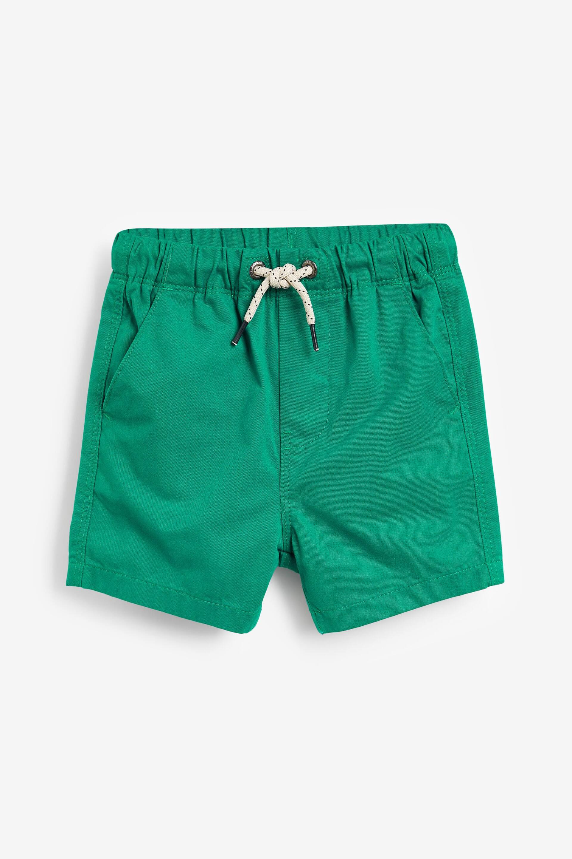 Dark Green Pull-On Shorts (3mths-7yrs) - Image 3 of 5