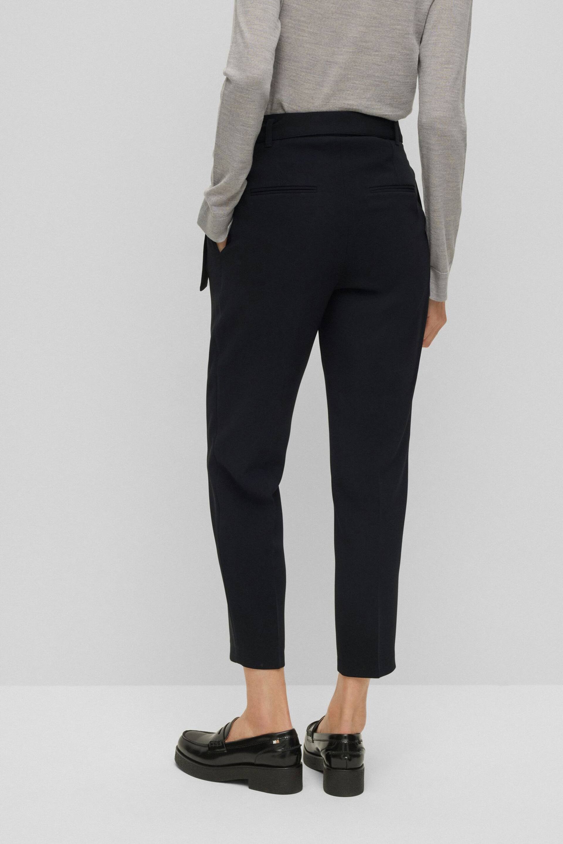 BOSS Black Tilunara Regular Fit Tapered Trousers - Image 2 of 4