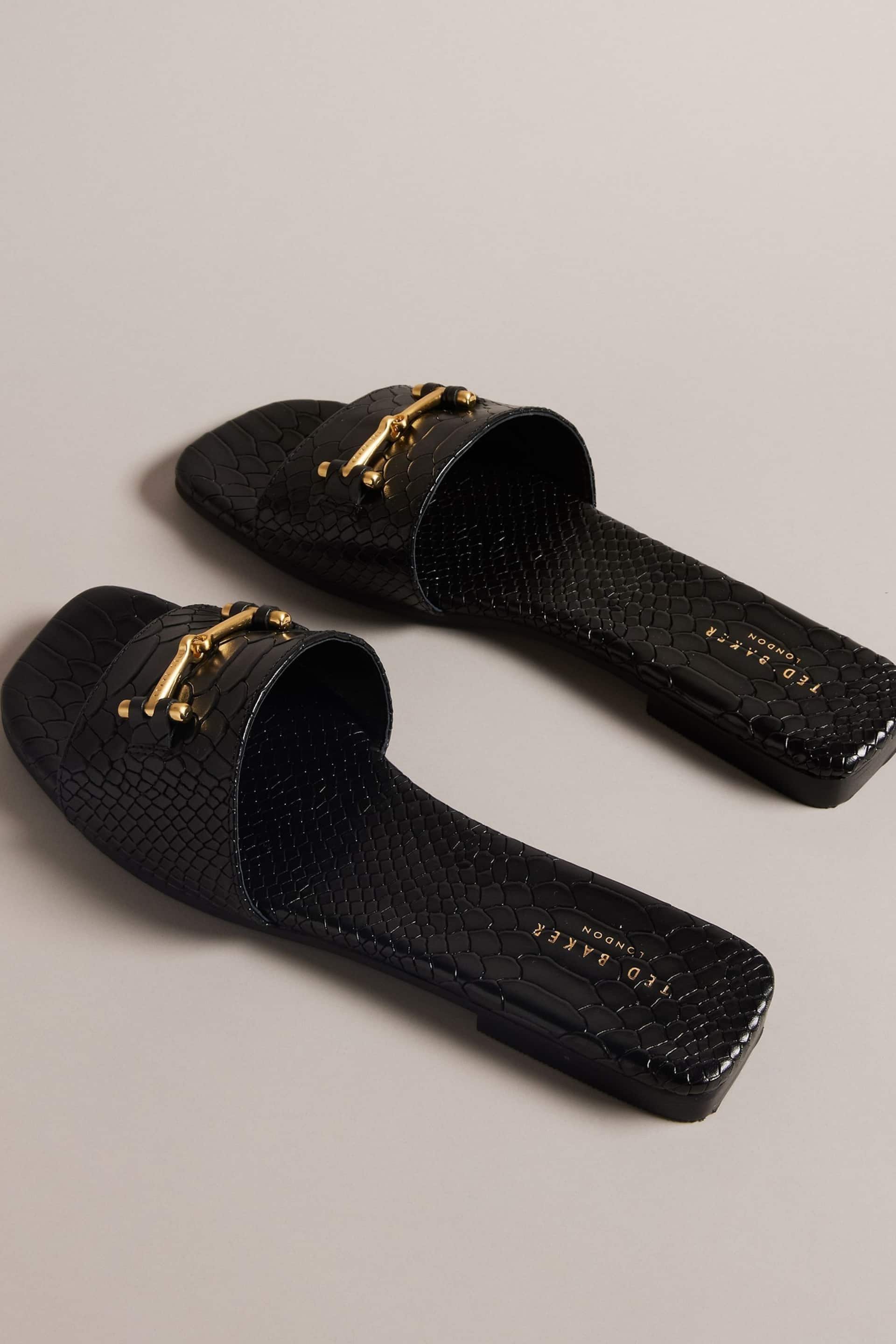 Ted Baker Black Ashinu Snaffle Sandals - Image 2 of 5