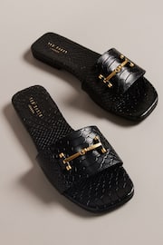 Ted Baker Black Ashinu Snaffle Sandals - Image 3 of 5