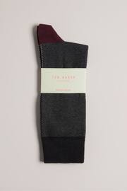 Ted Baker Black Coretex Semi Plain Socks - Image 2 of 3