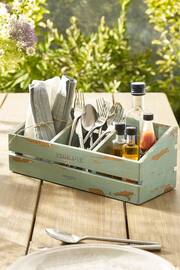 Teal Blue Worktop Storage Caddy - Image 1 of 4