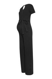 Long Tall Sally Black Maternity Ribbed Jumpsuit - Image 5 of 5