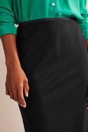 Boden Black Petite Stretch-Jersey Midi Skirt - Image 4 of 4