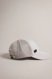 Ted Baker Grey Ethanns Mesh And Cotton T Cap - Image 1 of 4