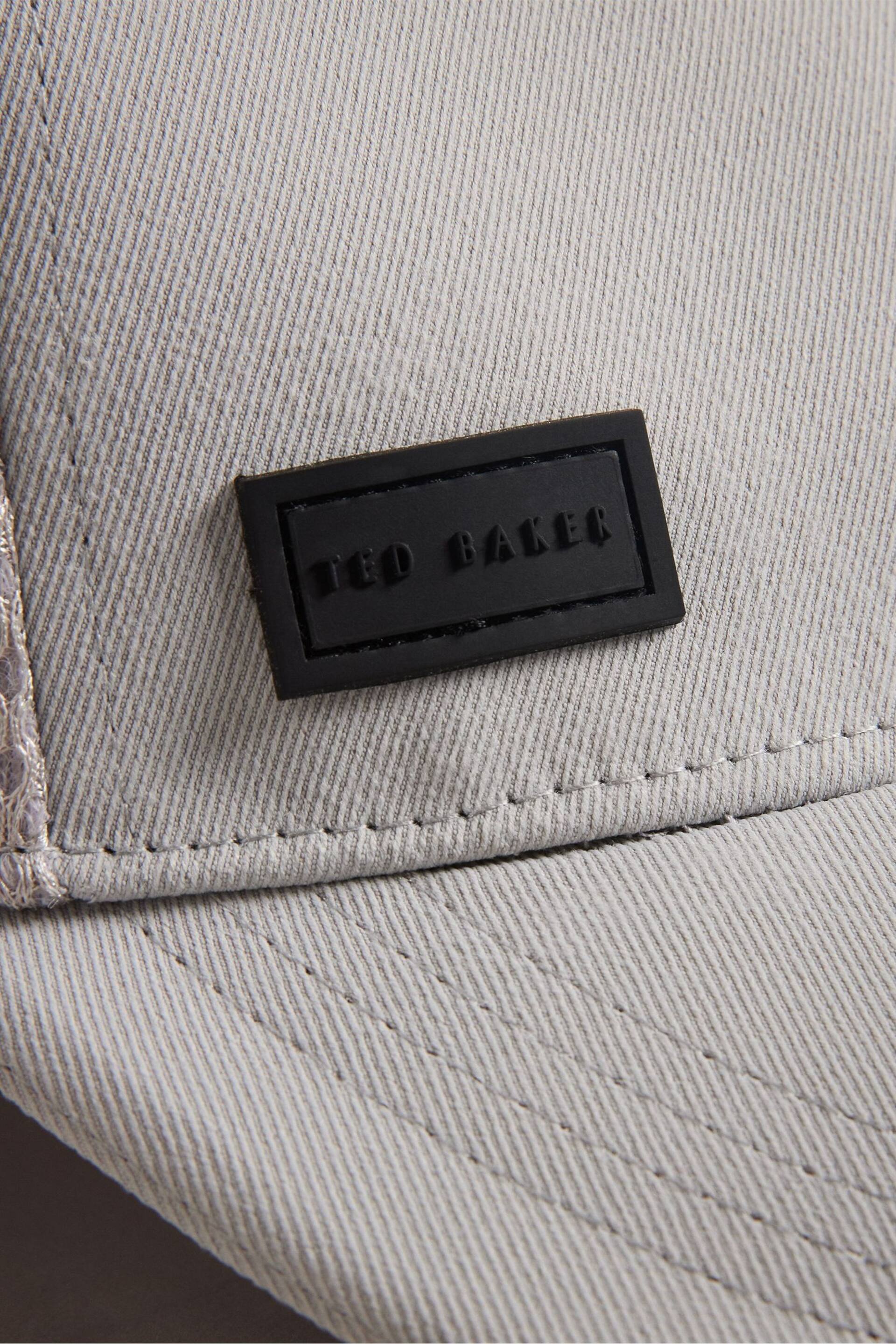 Ted Baker Grey Ethanns Mesh And Cotton T Cap - Image 3 of 4
