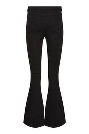 Long Tall Sally Black Denim Flared Jeans - Image 4 of 4