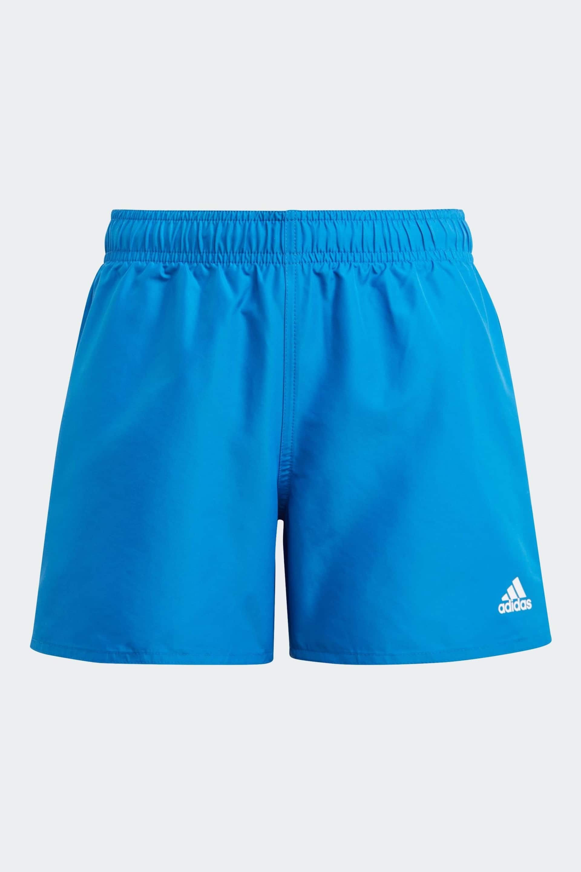 adidas Bright Blue Classic Badge Of Sport Swim Shorts - Image 1 of 5