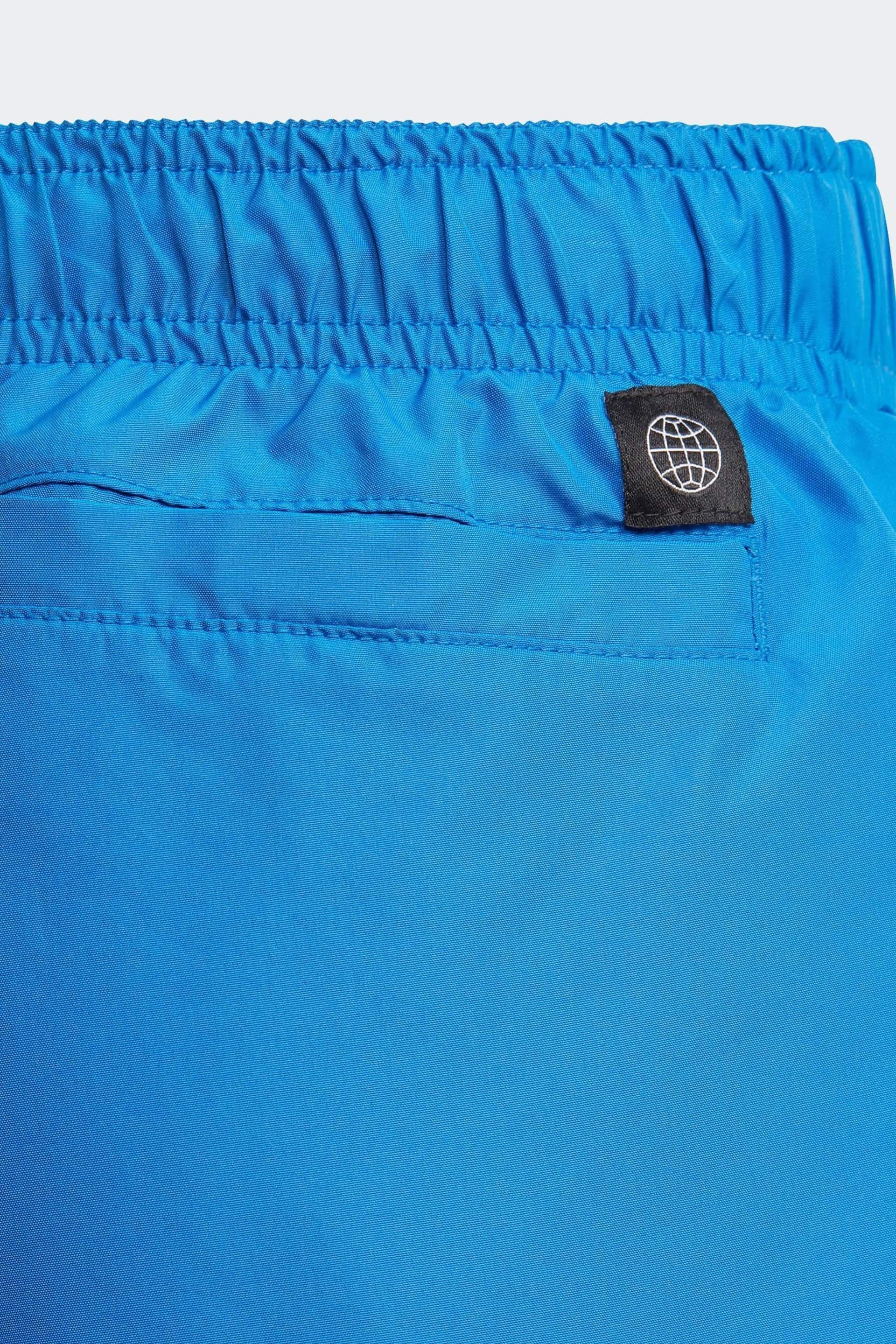 adidas Bright Blue Classic Badge Of Sport Swim Shorts - Image 3 of 5