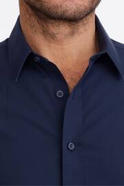 UNTUCKit Blue Wrinkle-Free Relaxed Fit Castello Shirt - Image 5 of 6