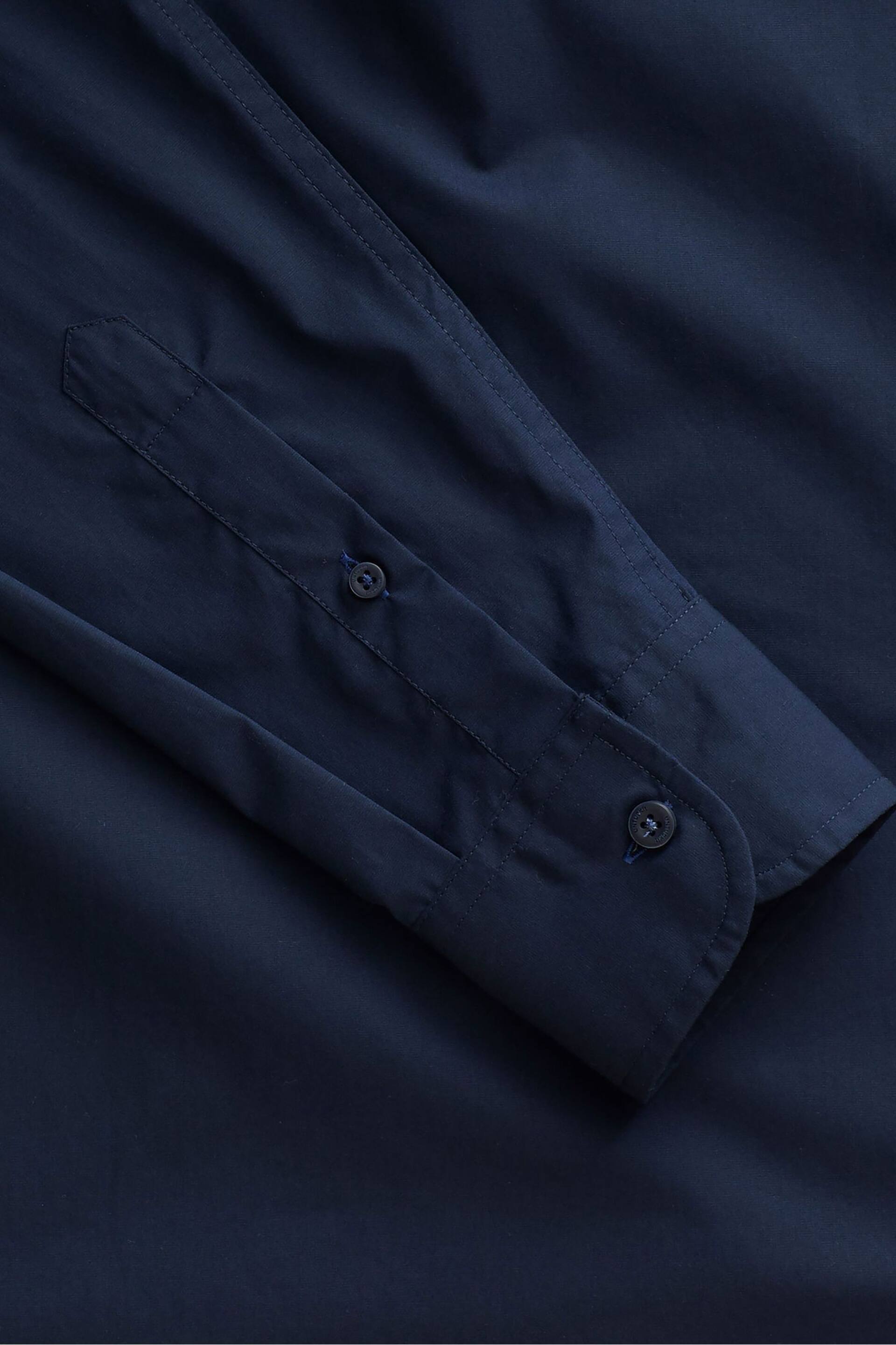 UNTUCKit Navy Blue Wrinkle-Free Relaxed Fit Castello Shirt - Image 5 of 6