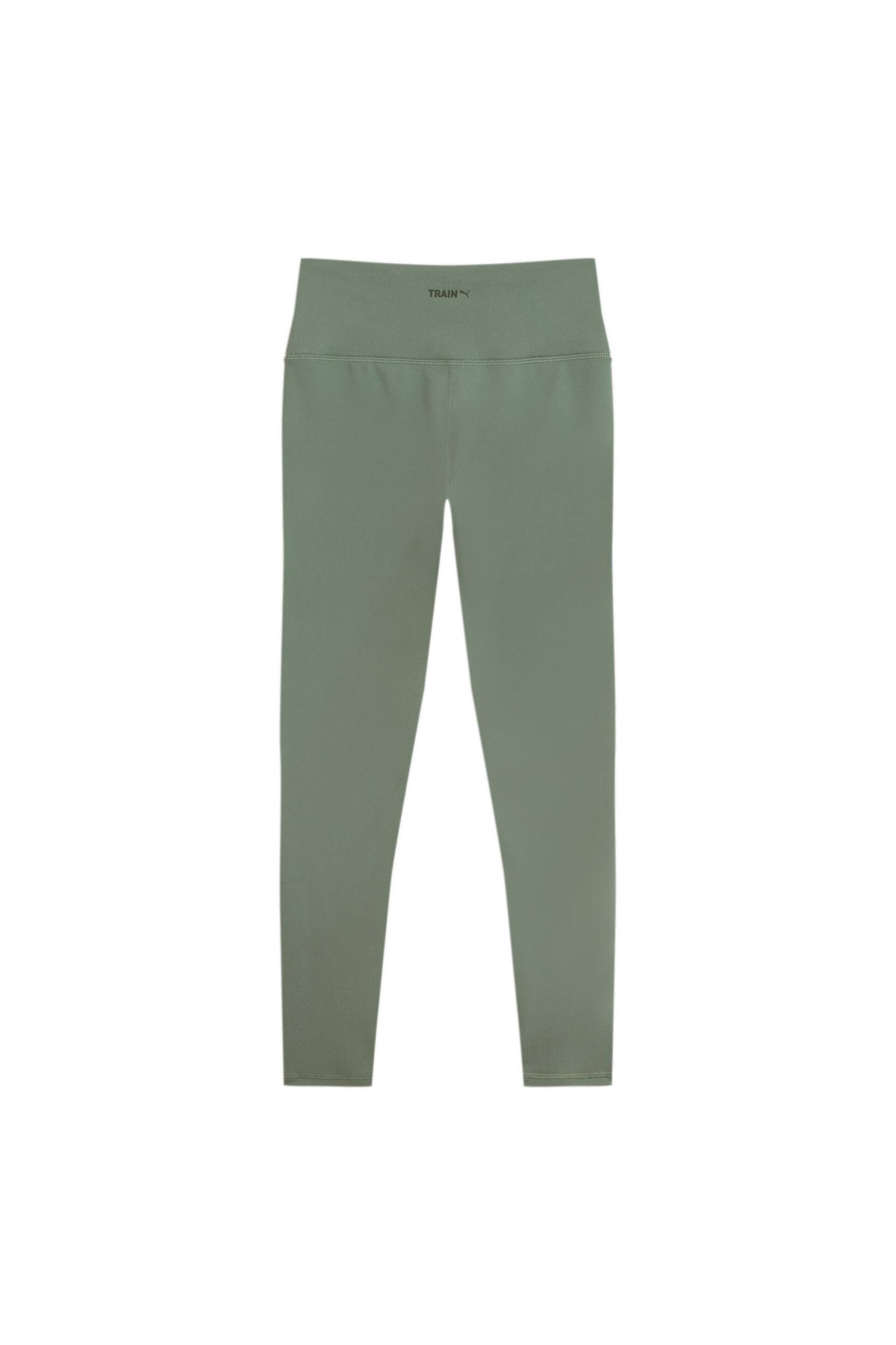 Puma Green EVOLVE Womens High-Waisted Full-Length Training Tights - Image 2 of 2