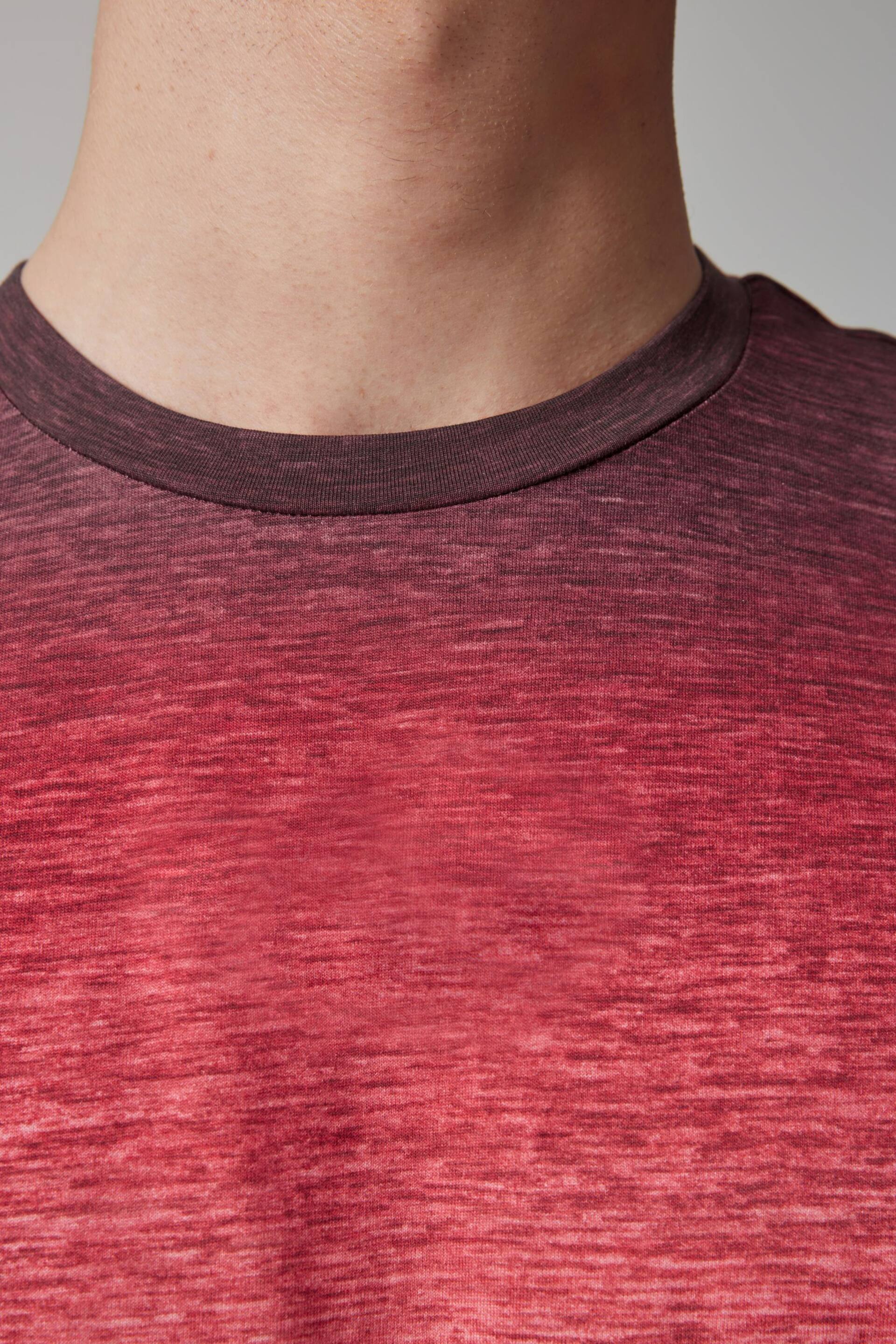 Red Dip Dye T-Shirt - Image 5 of 8