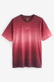 Red Dip Dye T-Shirt - Image 6 of 8
