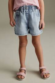 Denim Light wash MOM Shorts (3mths-7yrs) - Image 3 of 7