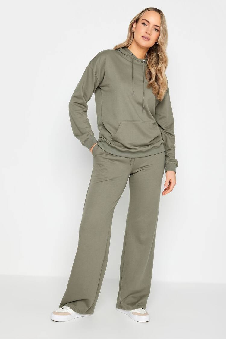 Long Tall Sally Green Wide Leg Joggers - Image 2 of 6