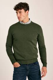 Joules Jarvis Green Crew Neck Knitted Jumper - Image 4 of 6