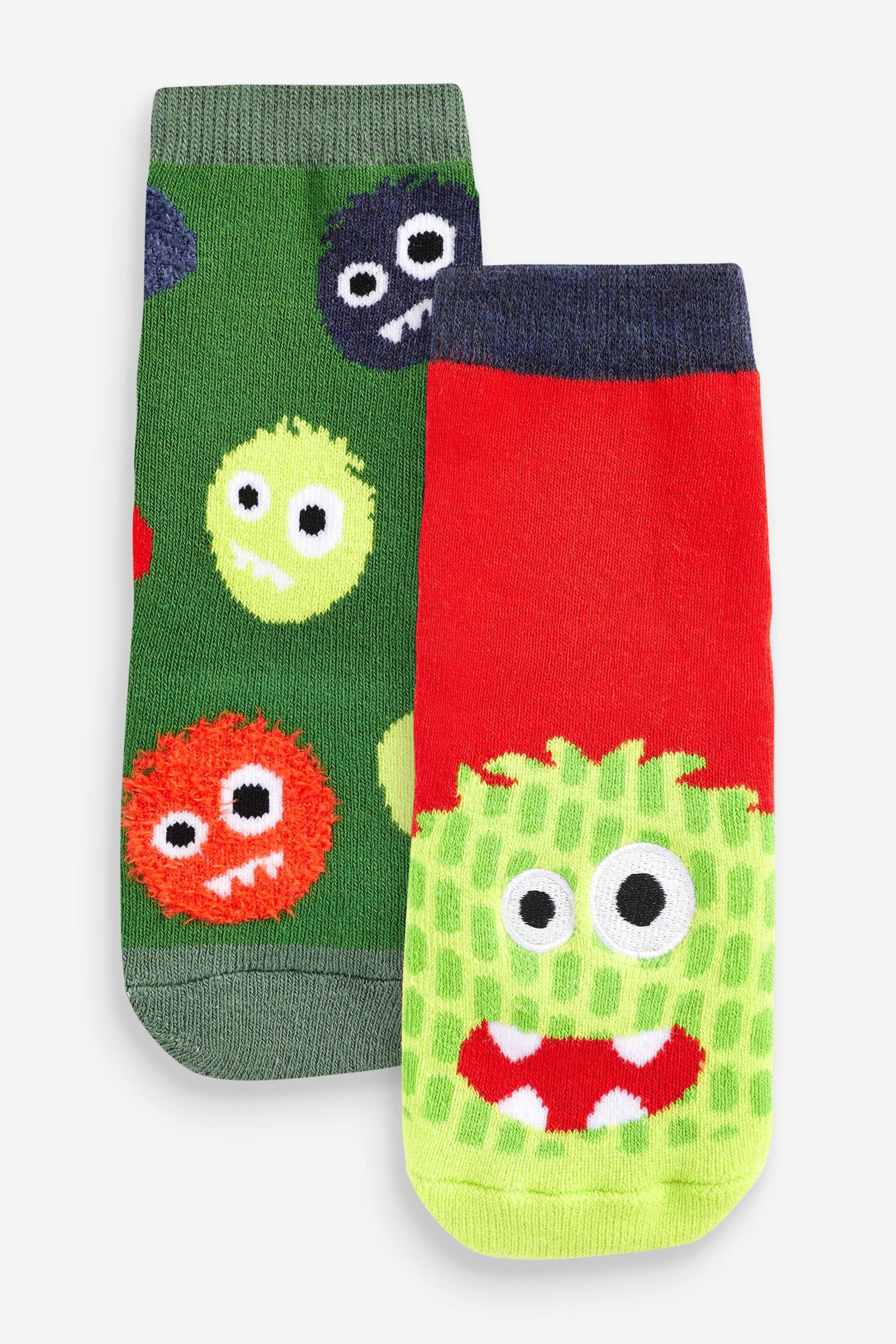 Totes Green Toasties Childrens Original 2 Pack Socks - Image 1 of 5