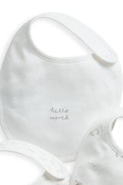 Mamas & Papas Grey Stork Bibs Set 3 Pack - Image 2 of 5