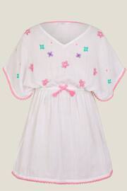 Angels By Accessorize White Floral Embroidered Kaftan - Image 1 of 3
