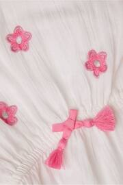 Angels By Accessorize White Floral Embroidered Kaftan - Image 3 of 3