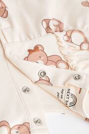 Pink/Cream Baby Rompers 3 Pack - Image 6 of 7
