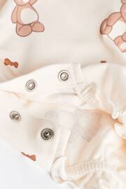 Pink/Cream Baby Rompers 3 Pack - Image 7 of 7