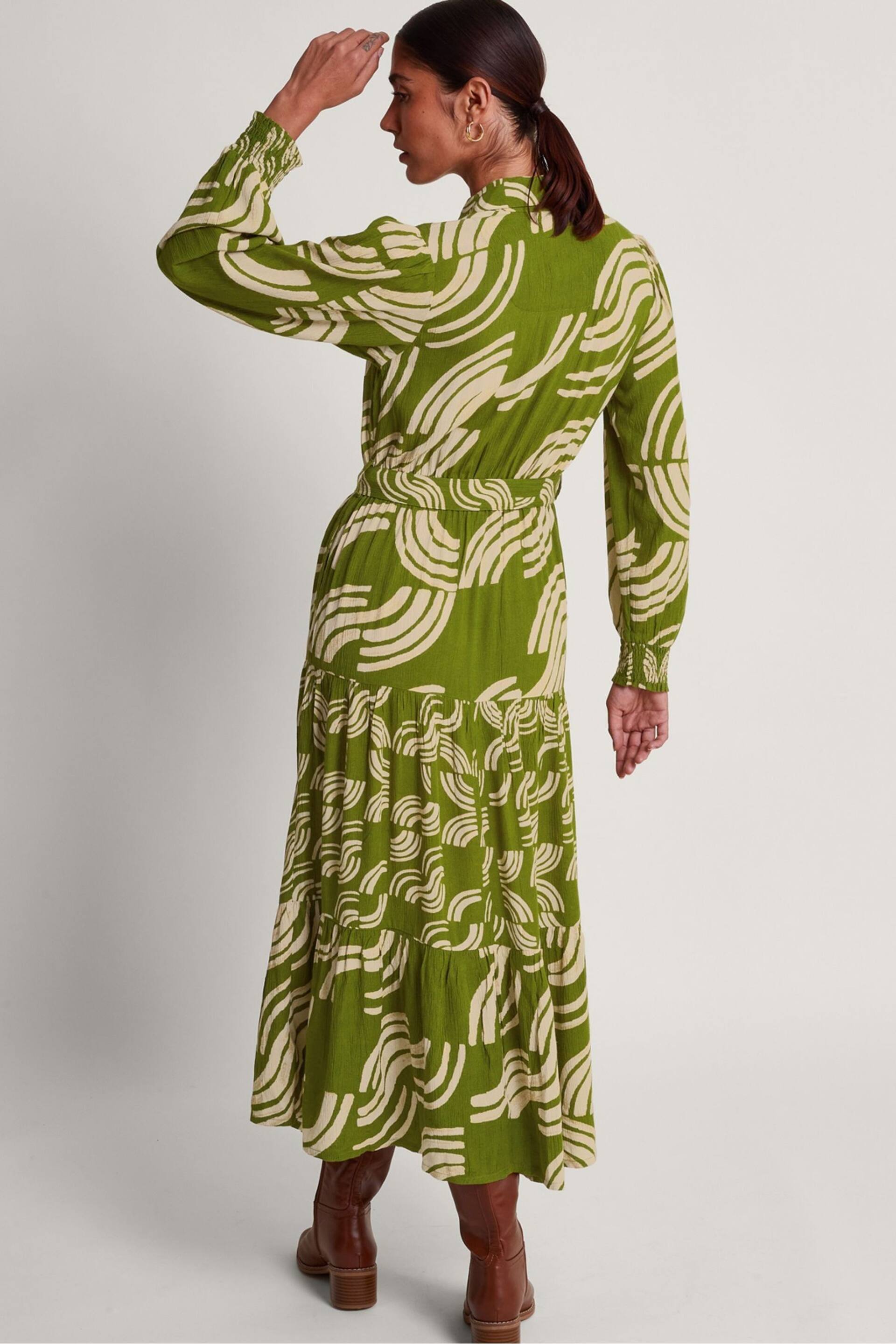 Monsoon Green Nula Shirt Dress - Image 2 of 5