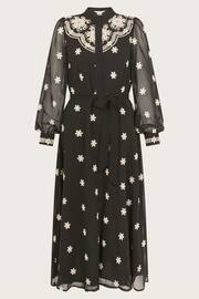 Monsoon Black Embroidered Fiori Shirt Dress - Image 5 of 5
