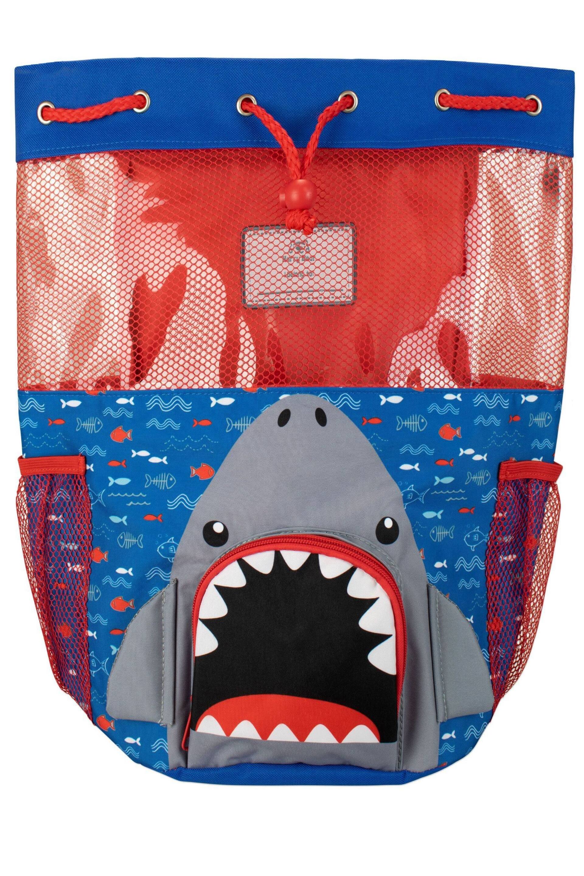 Harry Bear Silver Boys Shark Swimbag - Image 4 of 5