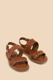 White Stuff Brown Sweetpea Leather Sandals - Image 2 of 4