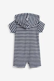 Navy Stripe Towelling All-In-One (3mths-7yrs) - Image 6 of 7