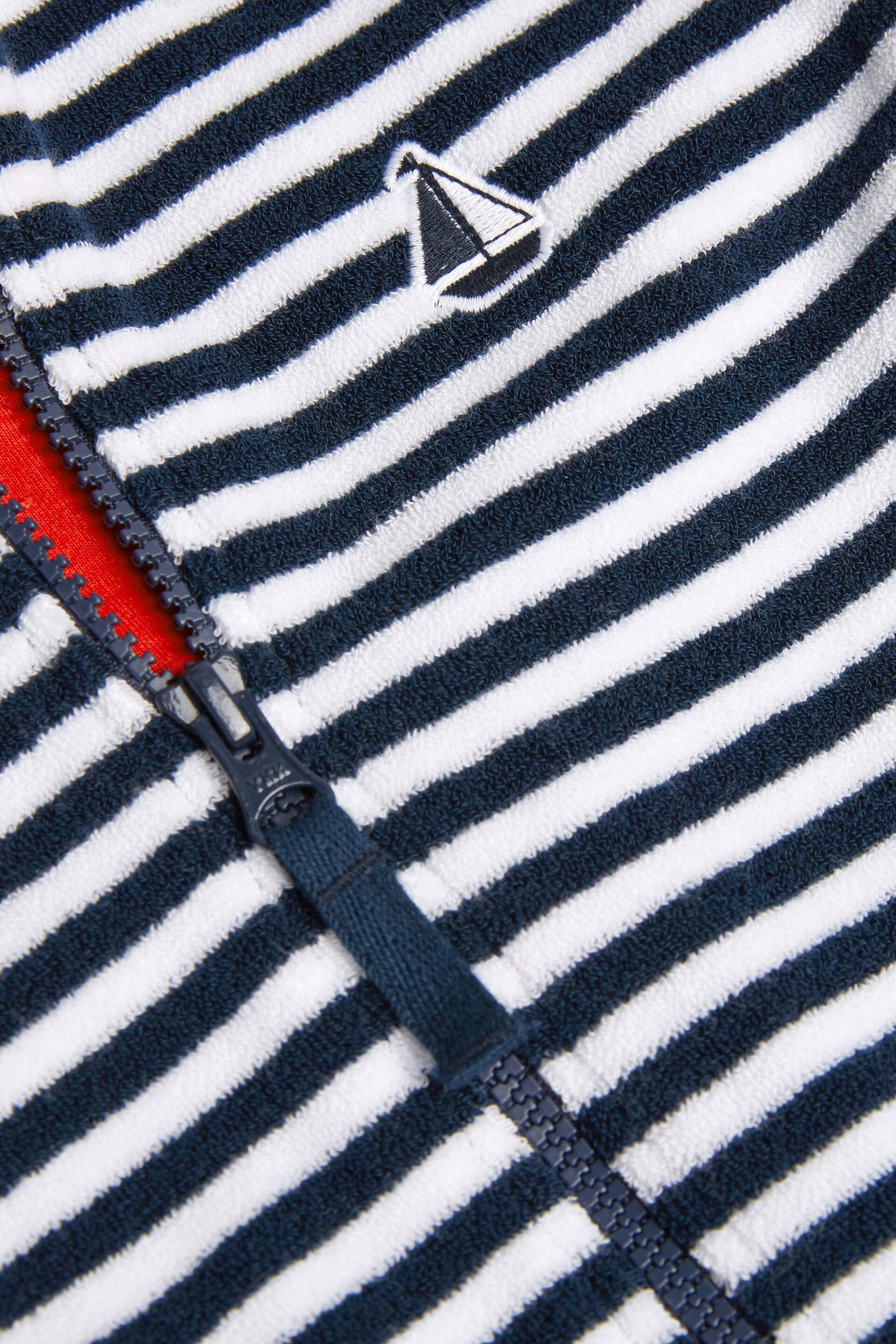 Navy Stripe Towelling All-In-One (3mths-7yrs) - Image 7 of 7