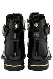 Lotus Charcole Black Zip-Up Ankle Boots - Image 3 of 4