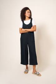 White Stuff Black Viola Linen Dungarees - Image 2 of 4