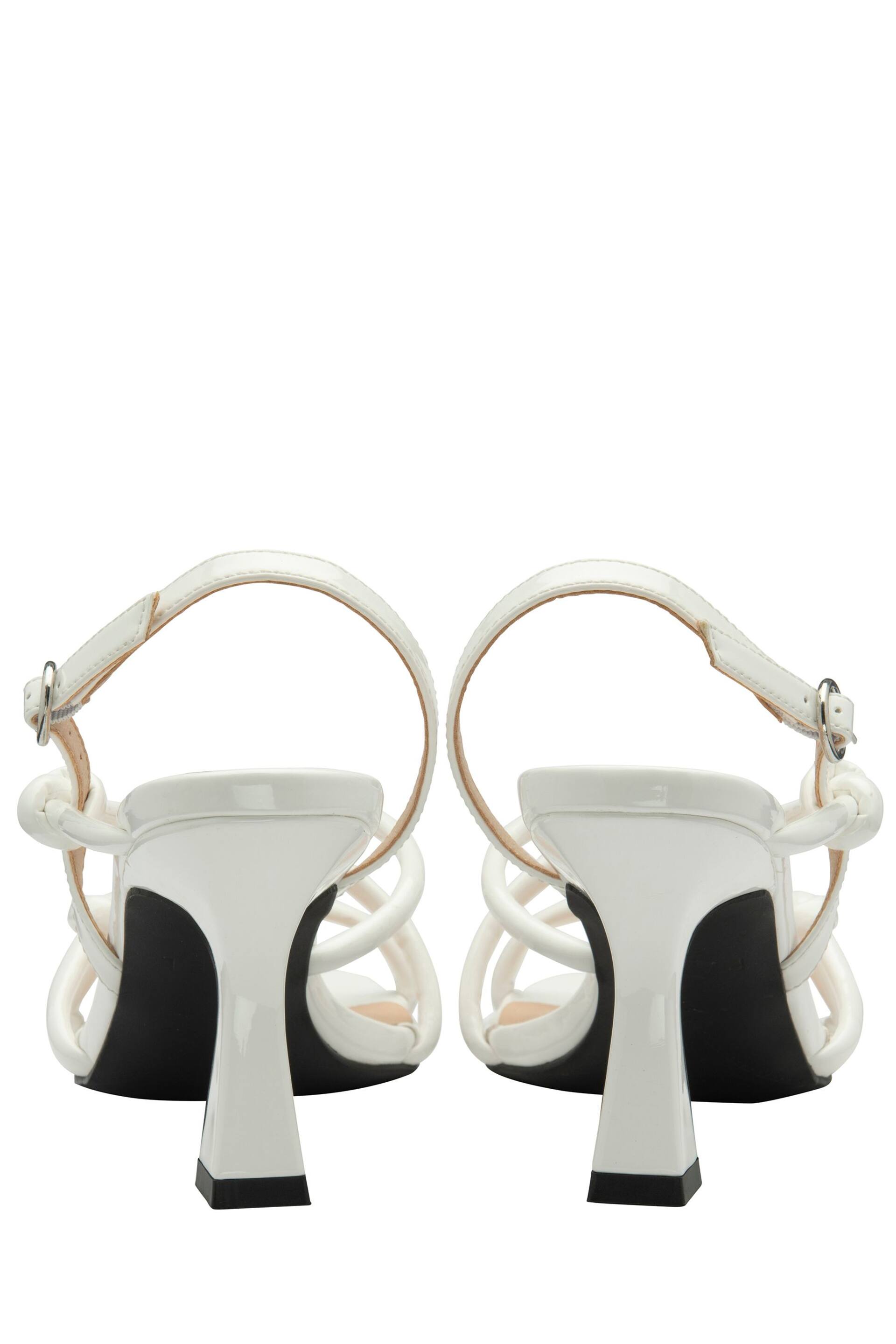 Ravel White Open Toe Strappy Sandals - Image 3 of 4