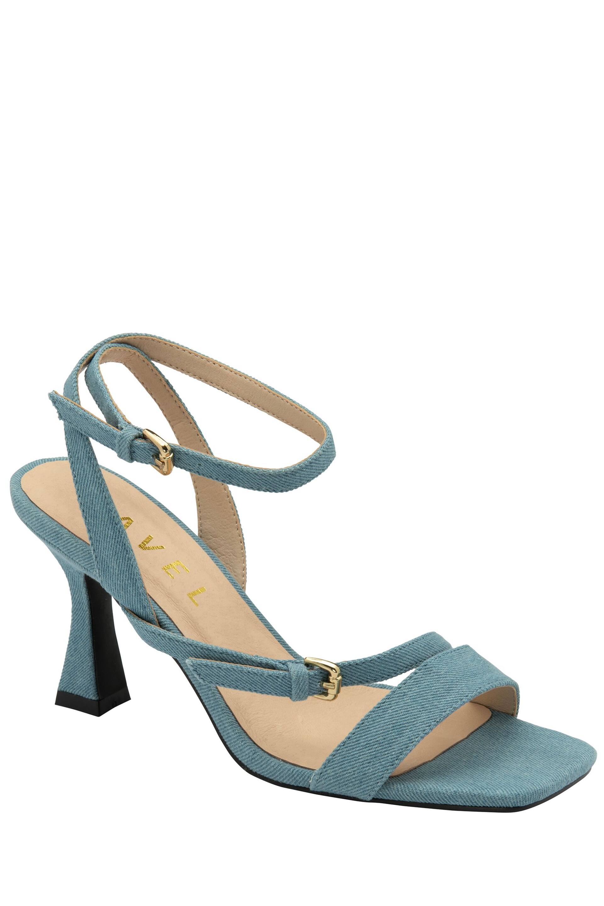 Ravel Blue Open Toe Strappy Sandals - Image 1 of 4