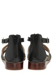 Ravel Black Leather Open Toe Sandals - Image 3 of 3